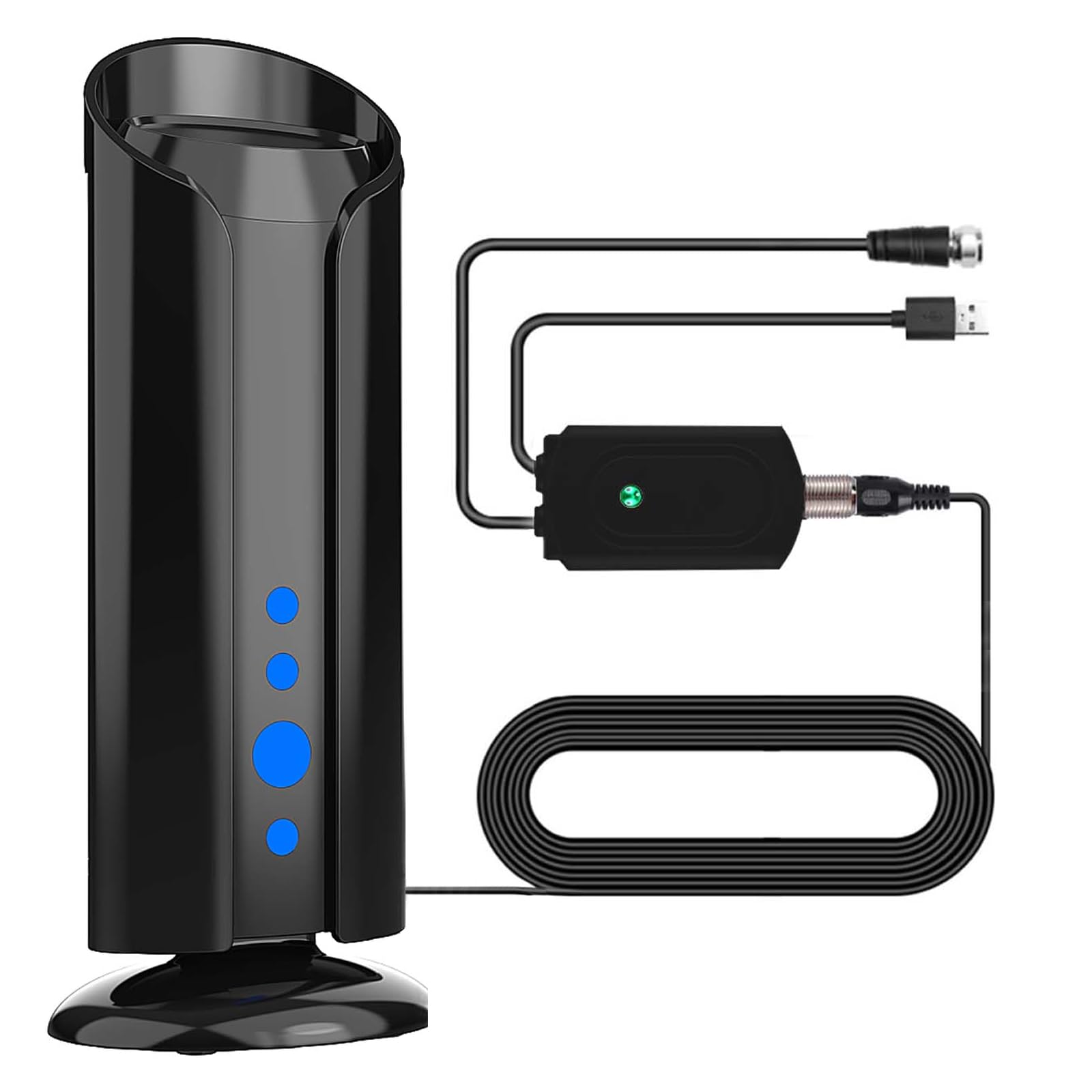 baruco　CHANEL43.47 2024 TV Antenna Indoor,TV Antenna for Local Channels,Receive